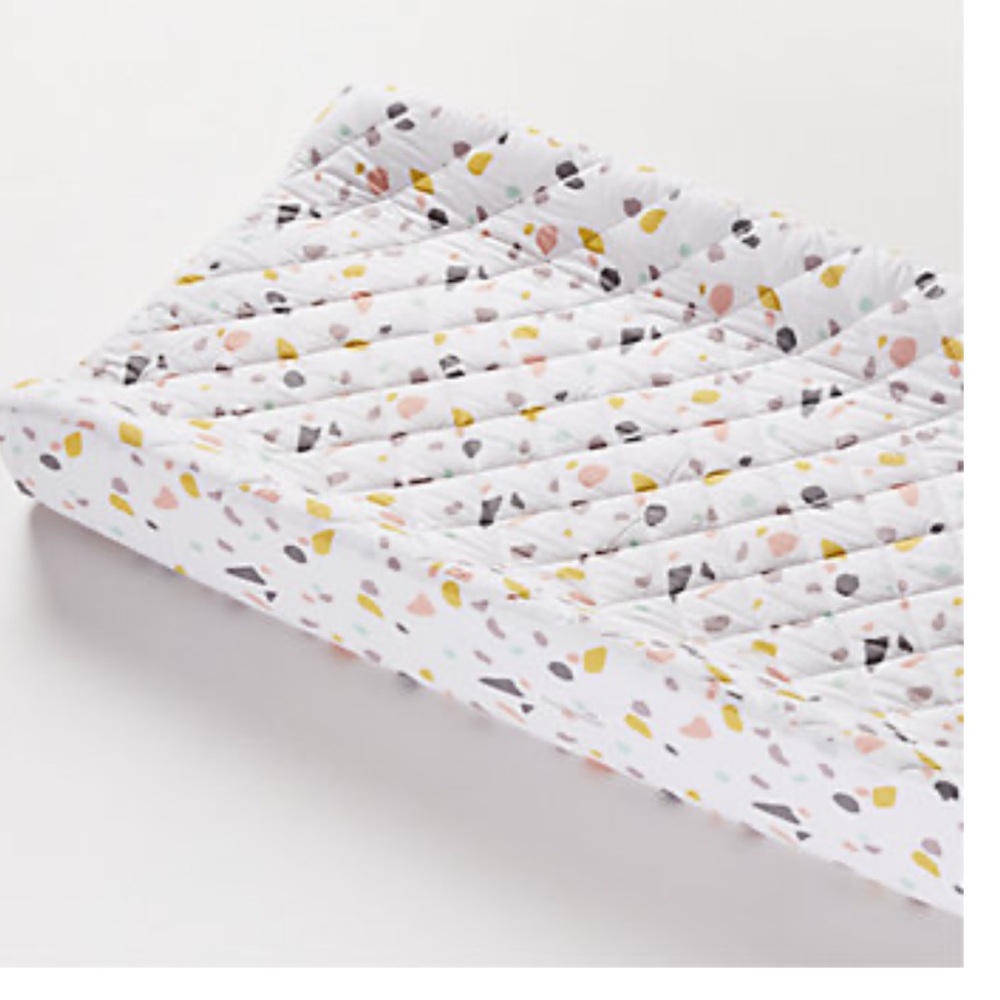 Crate & Barrel Terrazzo Changing Pad Cover
